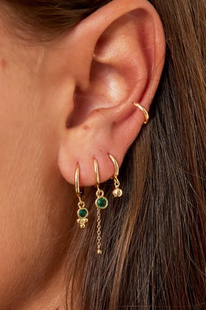 Boucles d'oreilles Four In a Row Argenté Cuivré h5 Image3